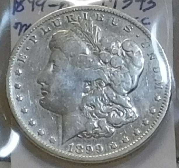 1899-O Morgan Dol  circ  harder date