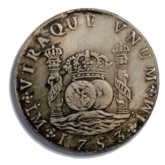 1753 Lima Peru Pillar Dollar
