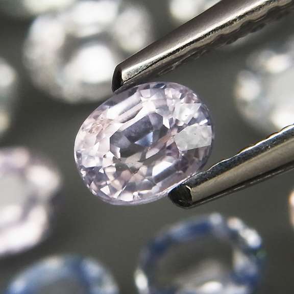 Heated only top blue 4.53ct Sapphire set