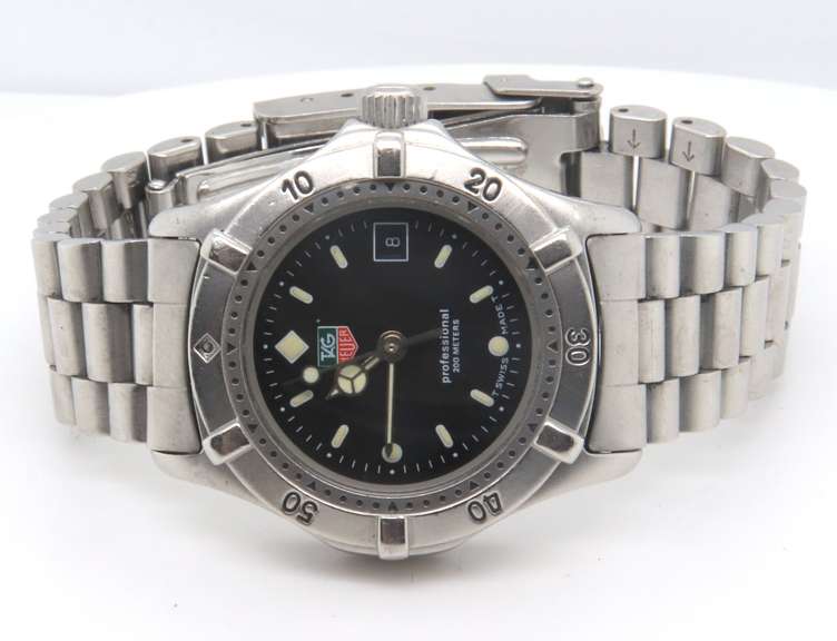 Tag Heuer 2000 Professional Black Dial Quartz Watch