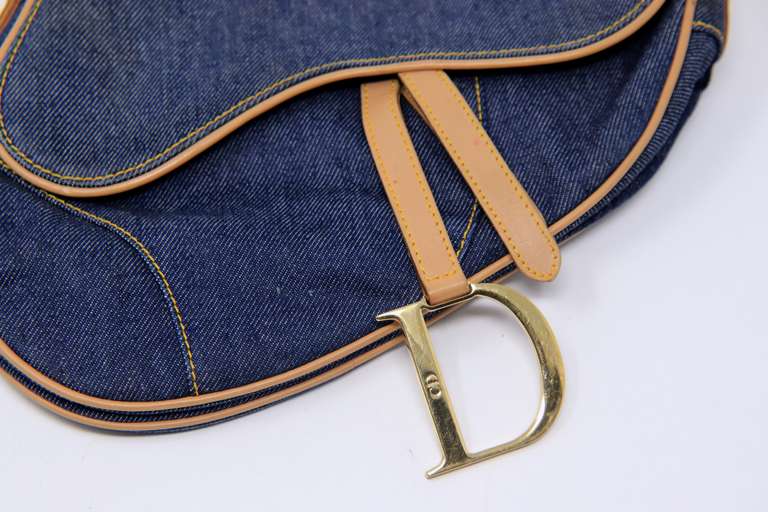 Dior Denim Saddle bag