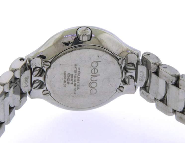 Ebel Beluga Mini Blue Mother of Pearl Diamond Dial Quartz Watch