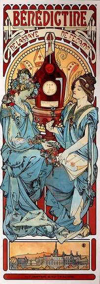 Alfonse Mucha Benedictine