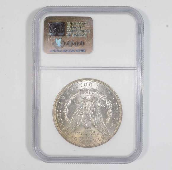 MS63 1887 Morgan Silver Dollar - Binion Collection - Graded NGC