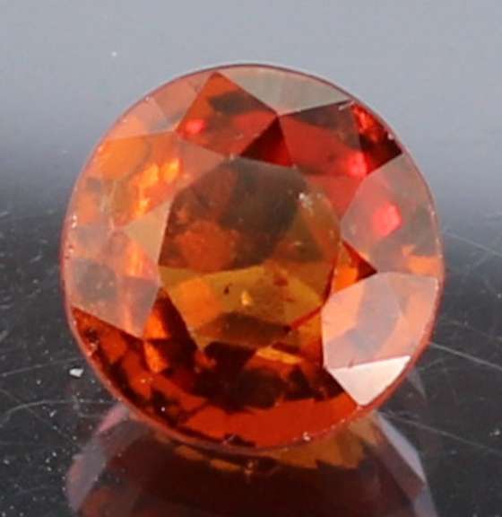 Amazing red orange color in this 2.66ct Garnet