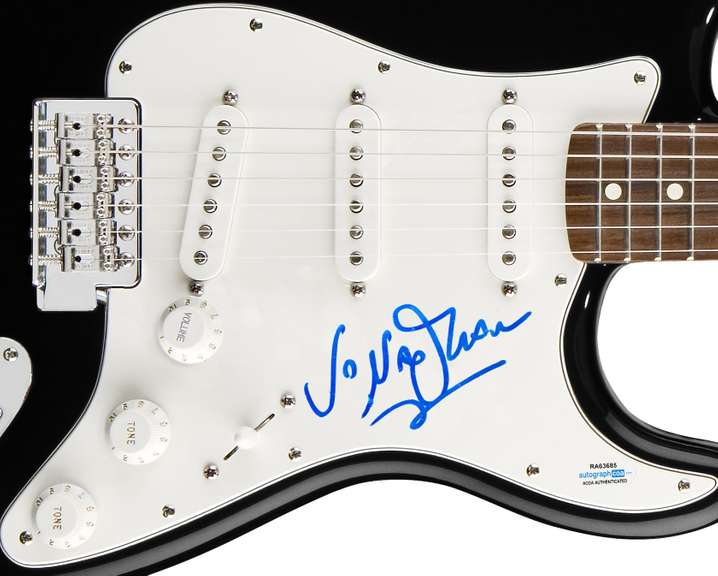Jonathan Richman Autographed Signed Guitar ACOA