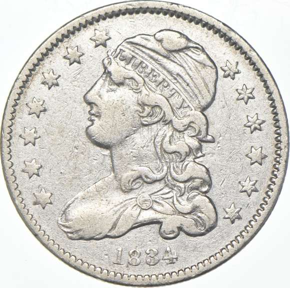 1834 Liberty Cap Quarter