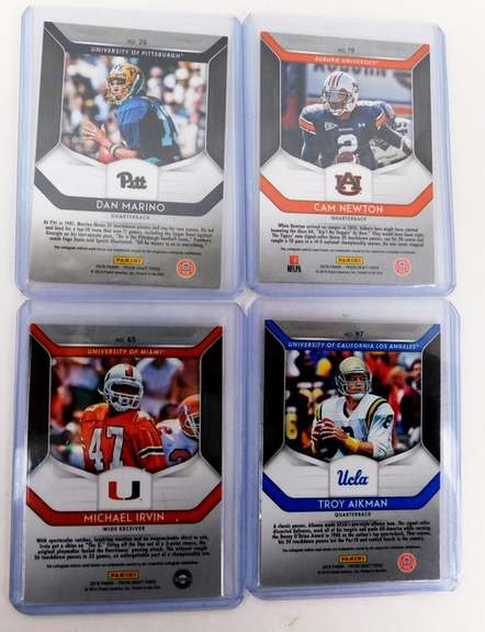4 2019 Panini Draft Picks Football Cards