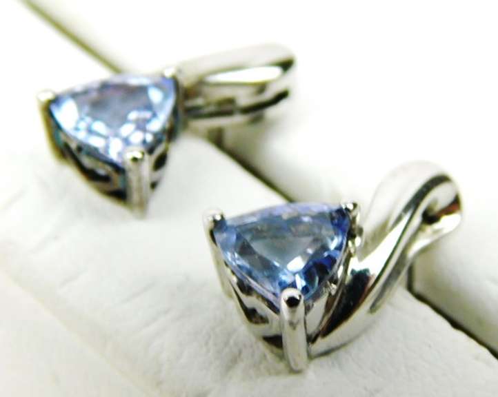 High Quality Sterling Tanzanite Earrings
