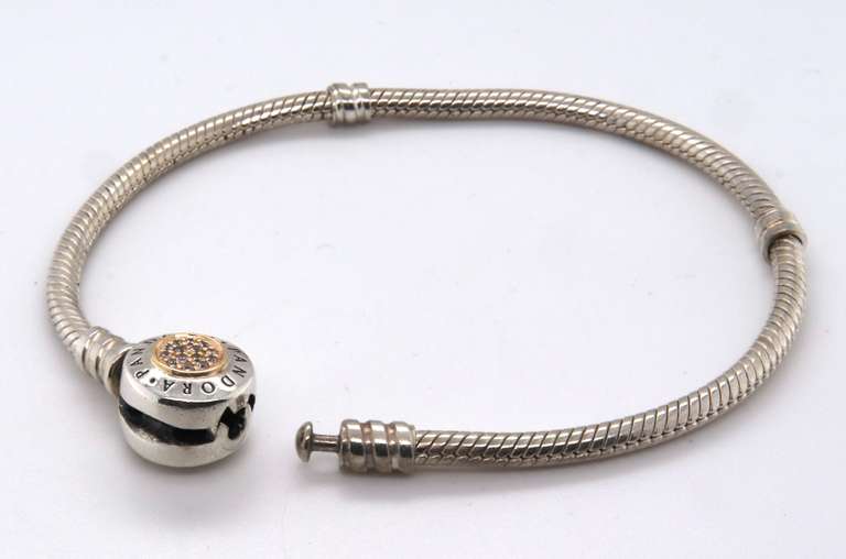 Pandora Charm Bracelet in Sterling Silver