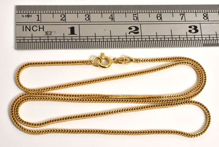 Useful 18k Foxtail Necklace
