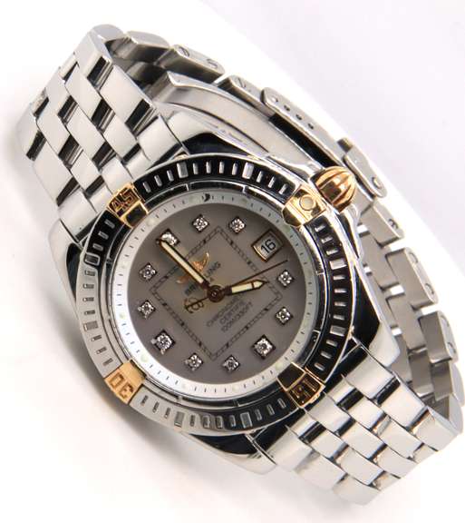 Breitling Cockpit Mop Diamond Dial Watch