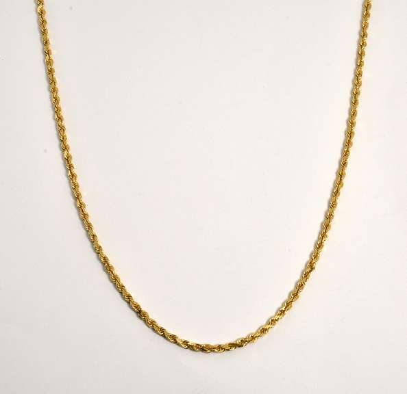 Useful 18k Rope Necklace