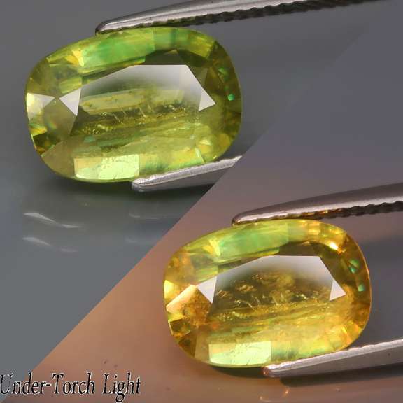 Dazzling 3.21ct rainbow spark untreated Sphene