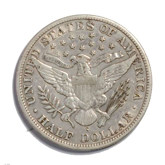 1909 S Barber Half Dollar