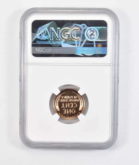 PF69 RD 1955 Lincoln Wheat Cent - Graded NGC