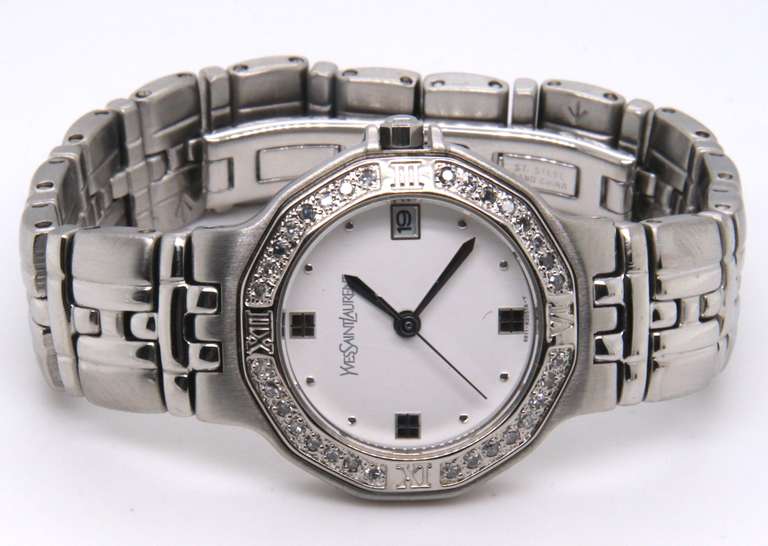 YSL Quartz Diamond Watch