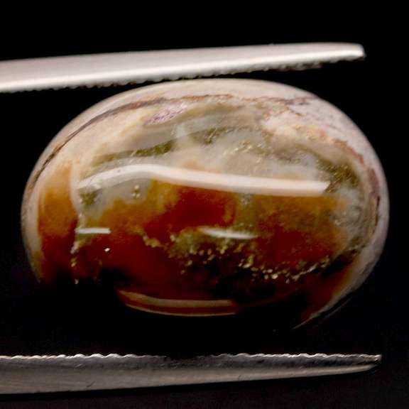 Tremendous 14.06ct Moss Chalcedony cabochon