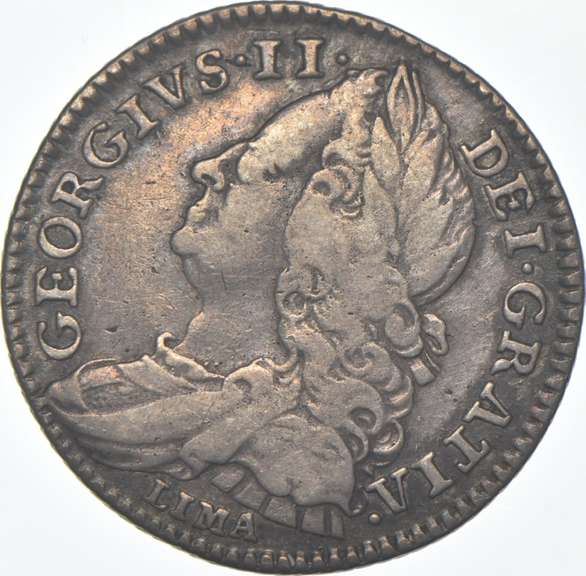 1746 United Kingdom 6 Pence - Lima Below Bust