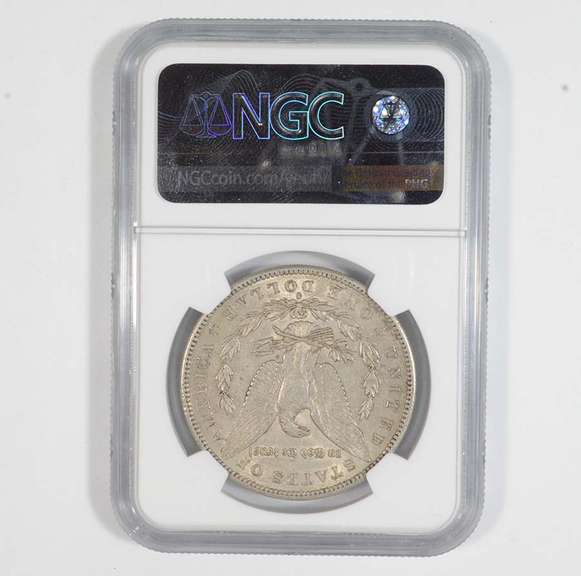 AU55 1885-S Morgan Silver Dollar - Graded NGC