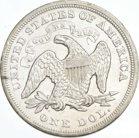 1872 Seated Liberty Dollar