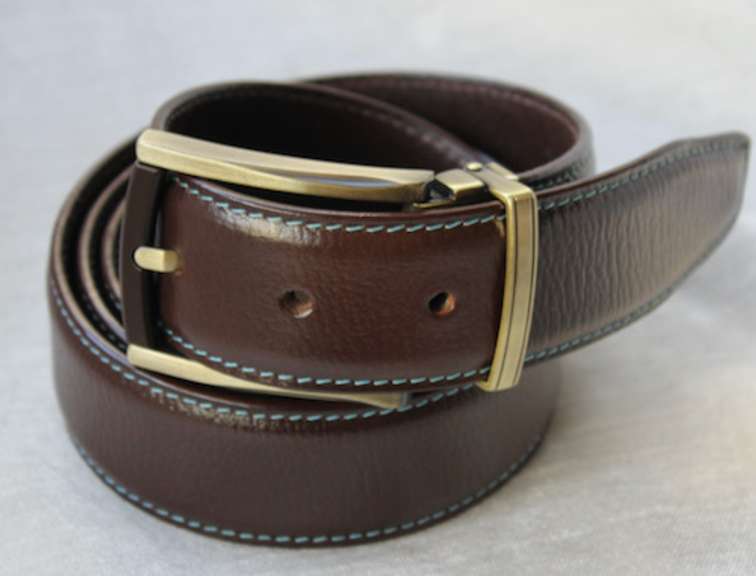 Classy Fine Quality Leather Belt, Made In Italy