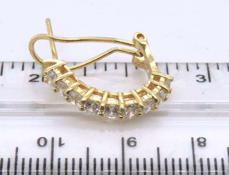 Sterling Silver Cubic Zirconia Earrings