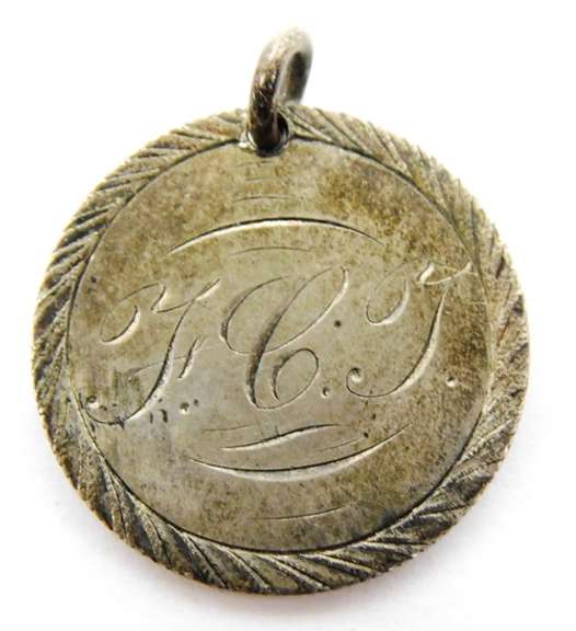 1883 Silver Coin Love Token