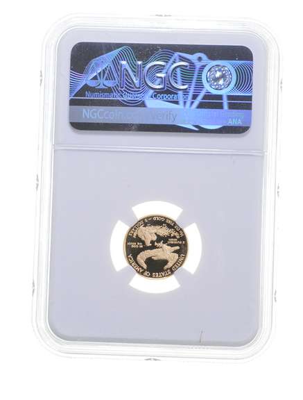 PF70 UCAM 2010-W $5 1/10 Oz. Gold American Eagle - Graded NGC