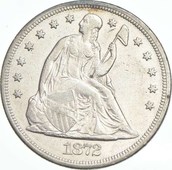 1872 Seated Liberty Dollar