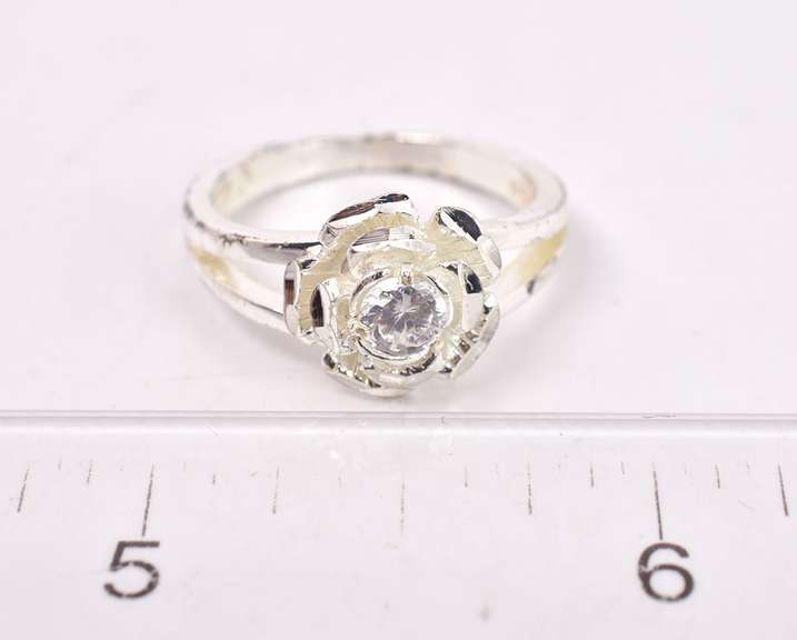 Rose Ring in Sterlin Silver