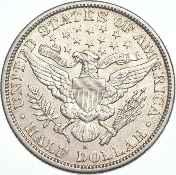 1898-S Barber Half Dollar