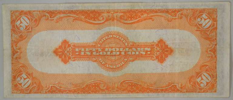 $ 50 Gold Certificate Series 1922