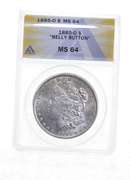 MS64 1885-O Morgan Silver Dollar - Belly Button - Graded ANACS