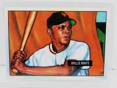 Willie Mays 1998 Topps Reprint Baseball Card
