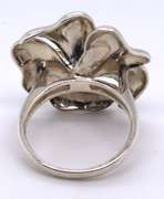 Sterling Silver Flower Style Ring