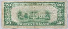 $ 20 Chicago 1929 Series National Currency Note