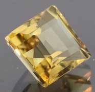 Rich 4.13ct untreated emerald cut Citrine