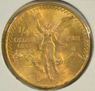 Superb 1981 Mexico 1/4 'Onza Pura' Gold Piece