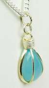 Sterling Blue Gemstone Ring & Necklace