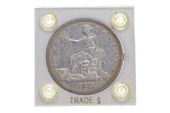 1877 Seated Liberty Silver Trade Dollar