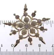 Sterling Silver Snow Pendant Brooch