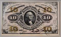 10 Cent Third Issue Fractional Currency PMG CH 64  Unc