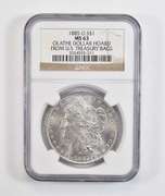 MS63 1885-O Morgan Silver Dollar Olathe Hoard From Treasury Bags - NGC