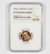 PF70 UCAM 1986 Great Britain 1/2 Sovereign - Graded NGC