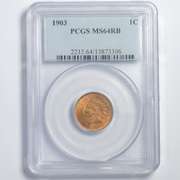 1903 PCGS MS 64 Red Brown Indian Head Cent