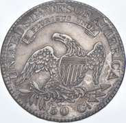 1824 Capped Bust Half Dollar - 106a R4