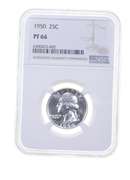 PF66 1950 Washington Quarter - Graded NGC