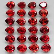 Incredible 9.68ct open color matched Garnet set