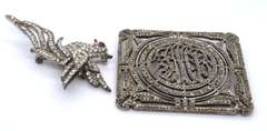 Vintage Sterling Silver 2 Brooches